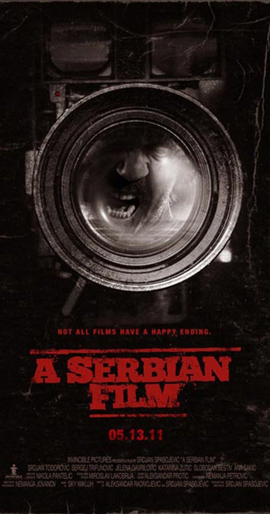 A Serbian Film: Srdjan Spasojevic. Easily the most disturbing and extreme horror movie ever made, this unrated film is about a retired porn star who is lured back into the industry to make a new movie.