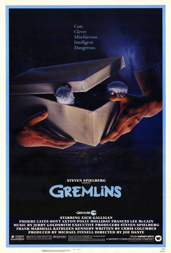 Gremlins: Joe Dante. One of the best monster movies ever about small chaotic creatures attacking a small town.