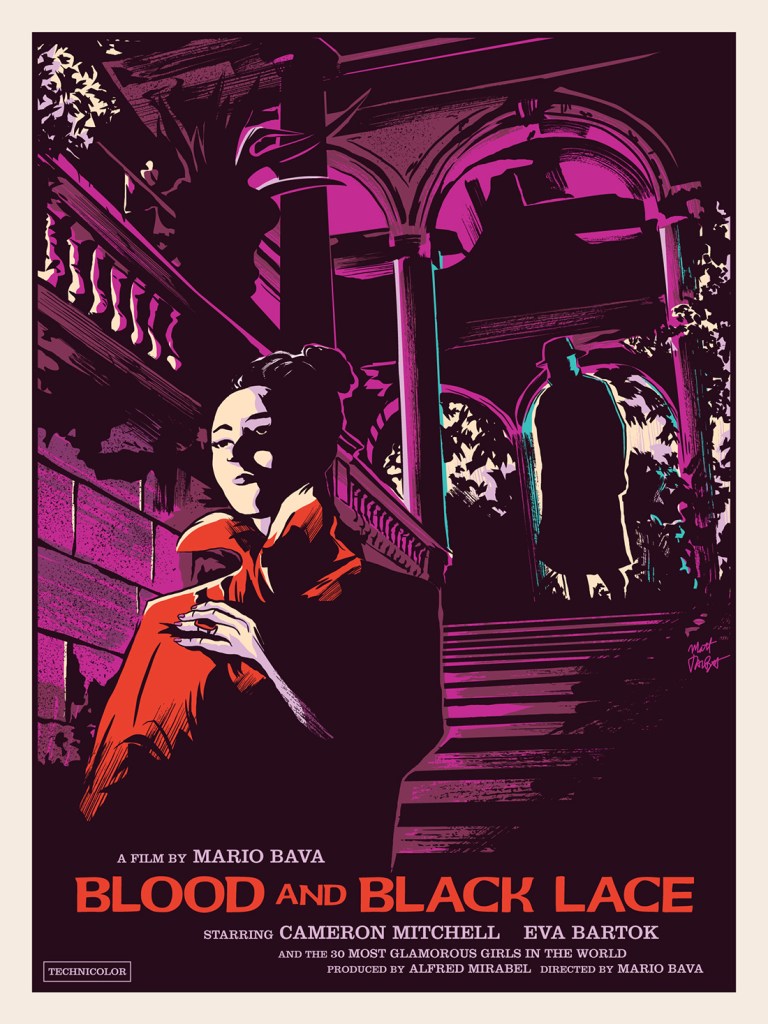 Blood and Black Lace: Mario Bava. The grandfather of all Giallo movies, this horror-mystery film follows a series of murders at an Italian fashion house.