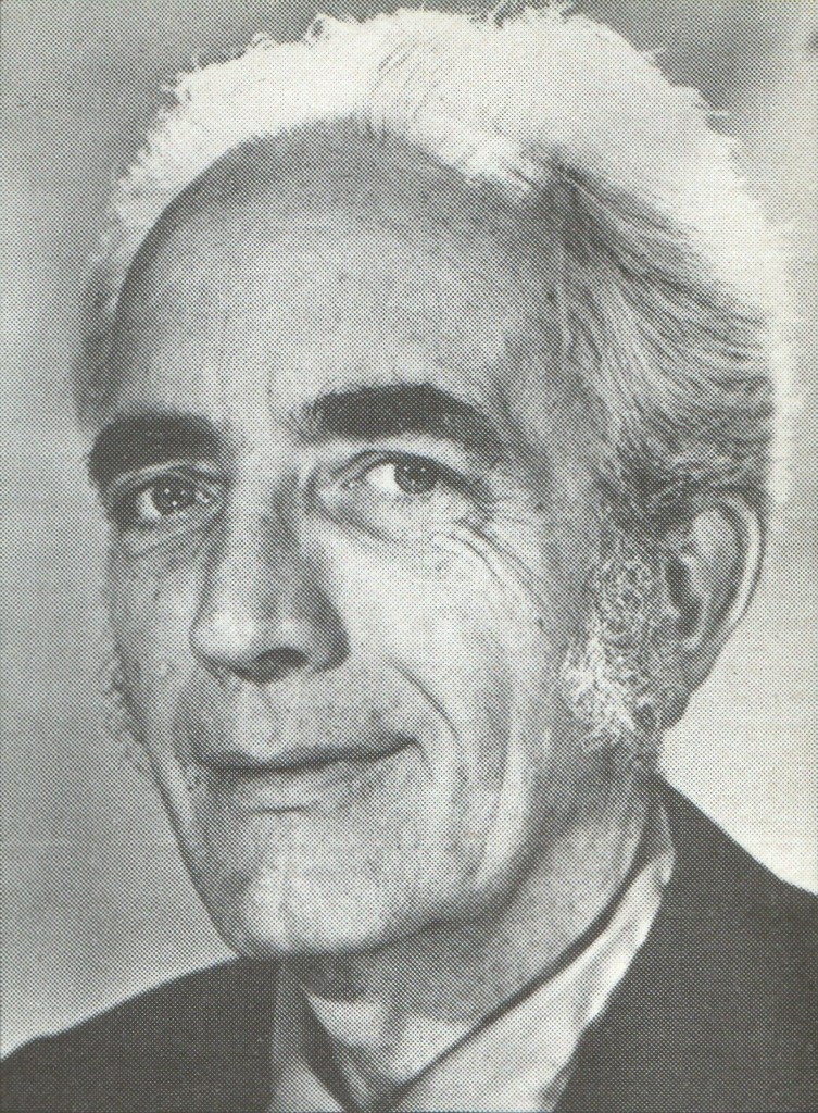 Photo of Fritz Leiber, a mid-twentieth century horror, science fiction, and fantasy author.